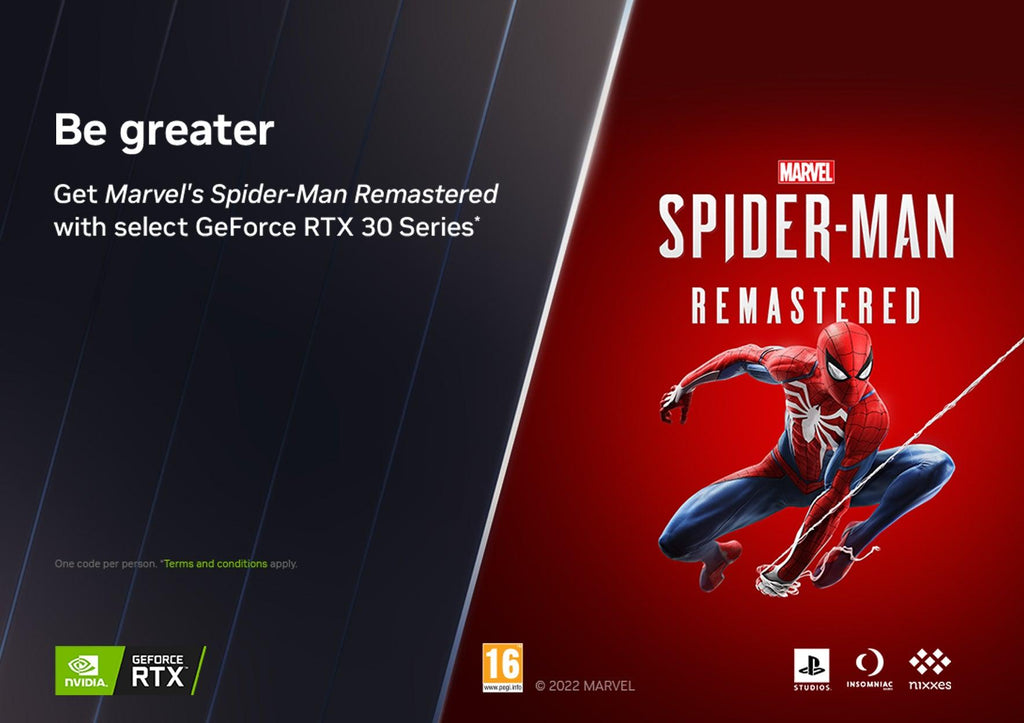 Get Marvel's Spider Man Remastered with Selected Geforce RTX 30 Series - Anigma